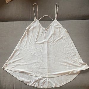 Women’s medium white loose tank top